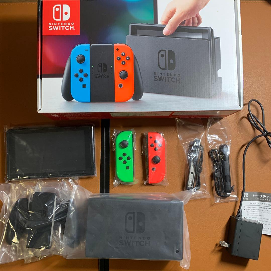 Nintendo Switch 本体 SDカード、ジョイコン付き