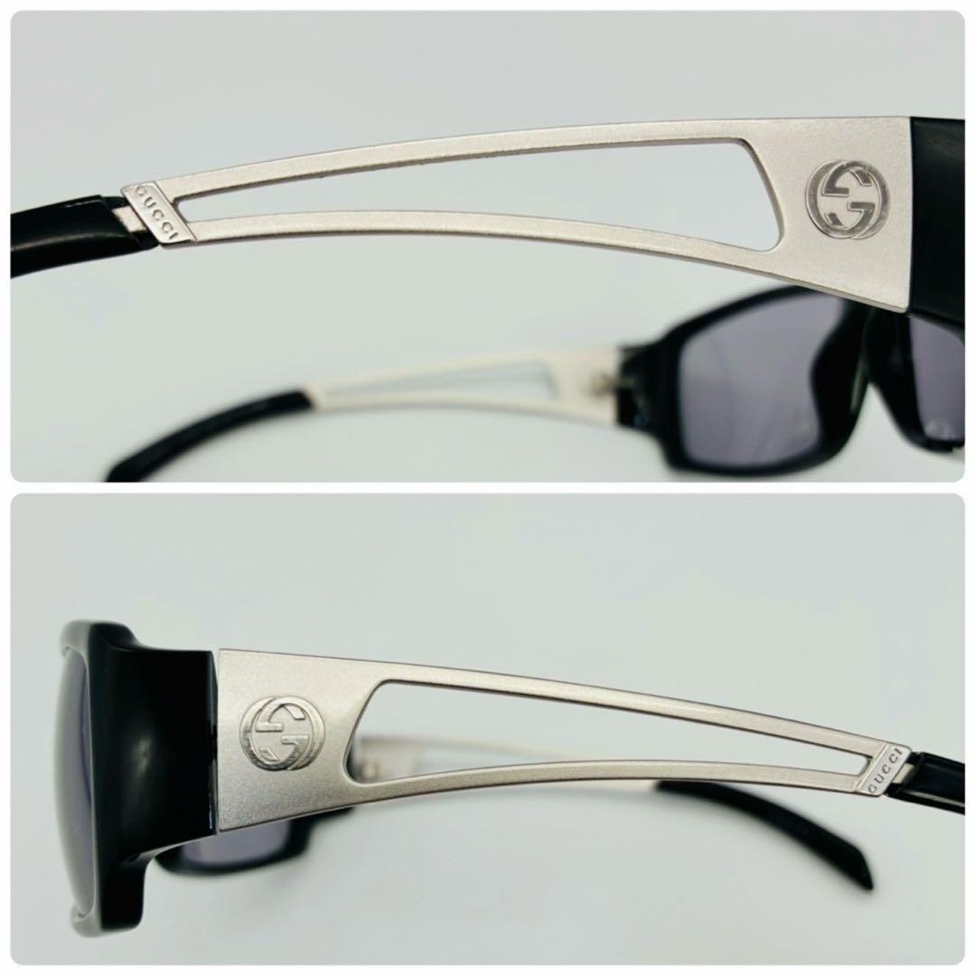GUCCI グッチ インターロッキング サングラス ブラック シルバー GG