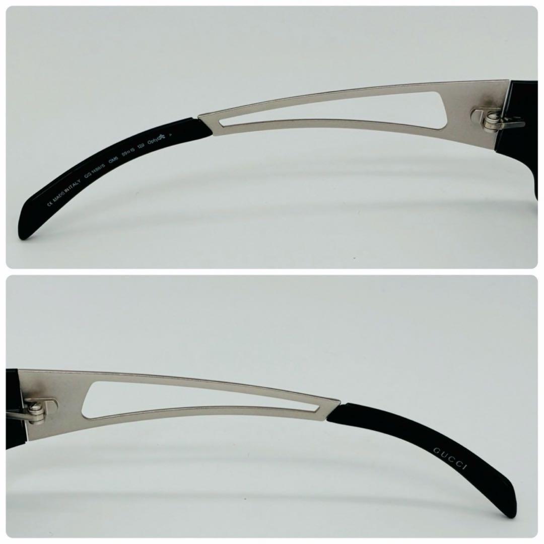 GUCCI グッチ インターロッキング サングラス ブラック シルバー GG