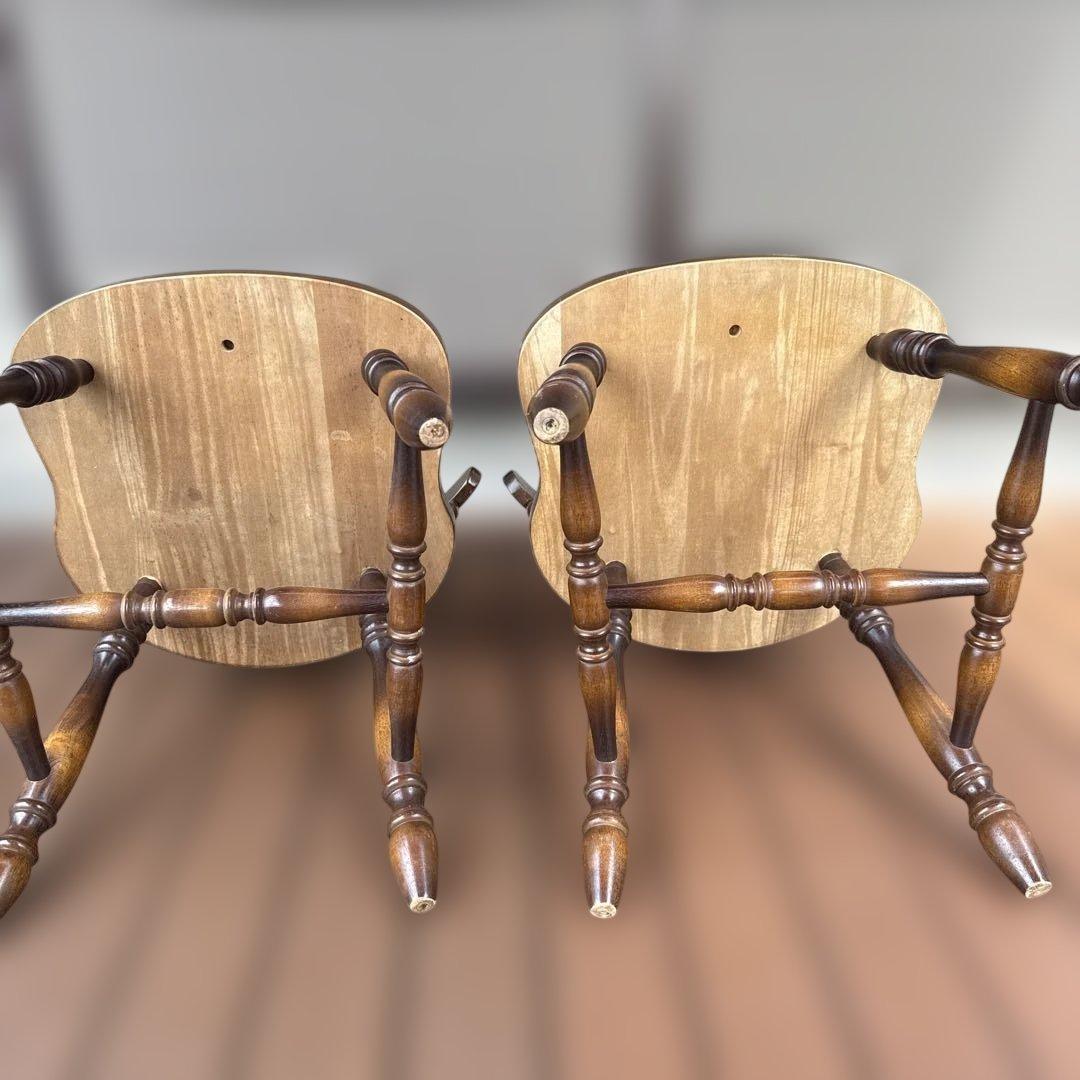 飛騨産業 キツツキ ダイニングチェア B 穂高 レトロ ビンテージ　2脚セット