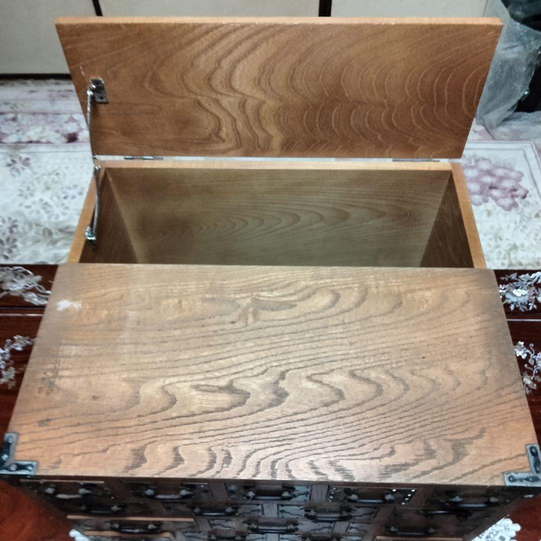 李朝家具アンティーク百味箪笥　薬箪笥ヤクジャンコレクションケース