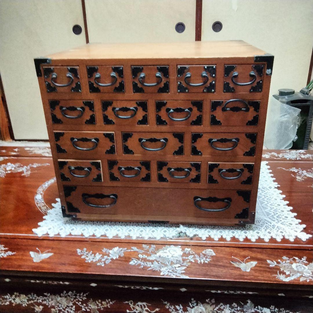 李朝家具アンティーク百味箪笥　薬箪笥ヤクジャンコレクションケース