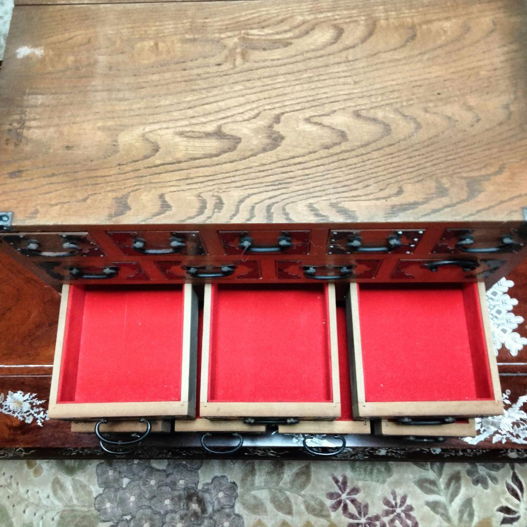 李朝家具アンティーク百味箪笥　薬箪笥ヤクジャンコレクションケース