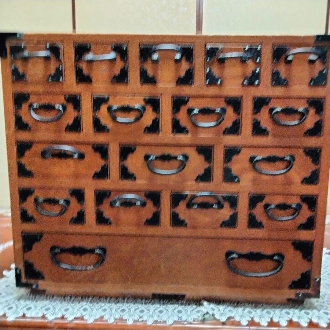 李朝家具アンティーク百味箪笥　薬箪笥ヤクジャンコレクションケース