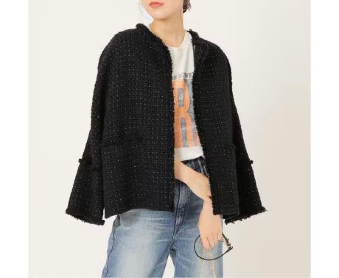 【IENA】イエナ ＆NAVY ツイードジャケット