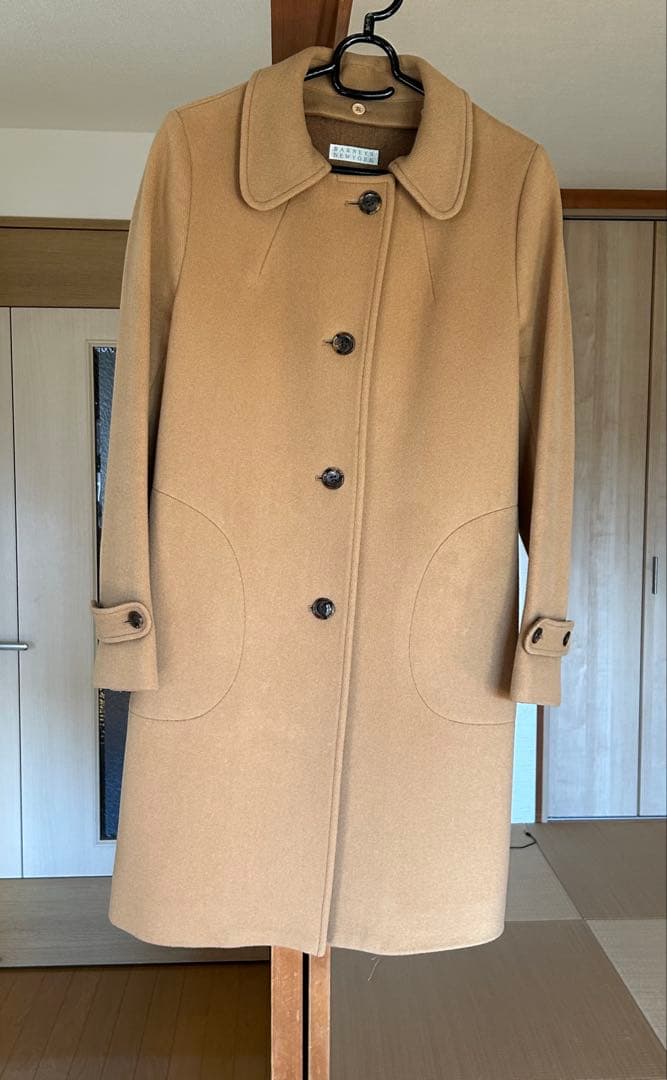 BARNEYS NEWYORKキャメル コート 2way(襟取り外し)