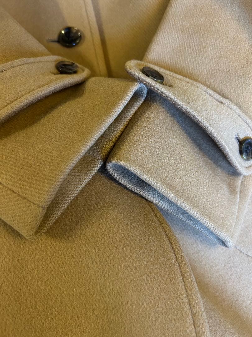 BARNEYS NEWYORKキャメル コート 2way(襟取り外し)