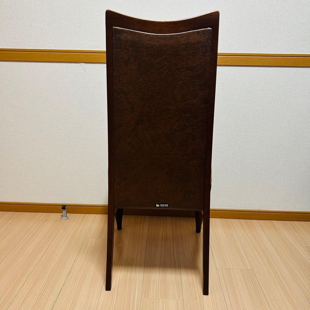 maruni マルニ ベルサイユ 本革張 ハイバックチェア 貴族 アンティーク