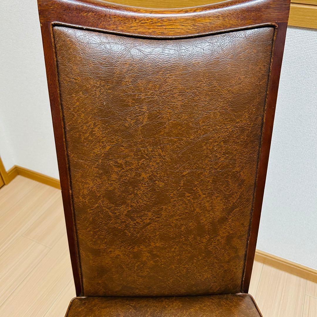 maruni マルニ ベルサイユ 本革張 ハイバックチェア 貴族 アンティーク