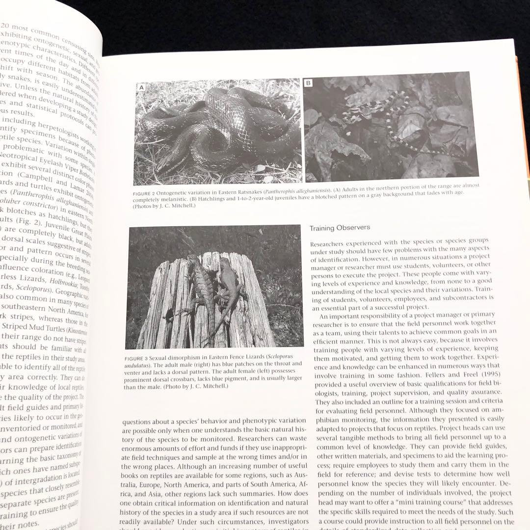 爬虫類の生物多様性 : インベントリーとモニタリングの標準的方法