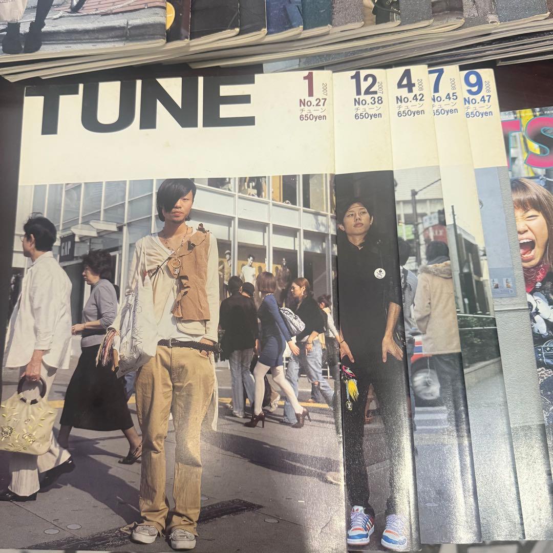 FRUiTS 雑誌 TUNE フルーツ　ファッション雑誌51冊