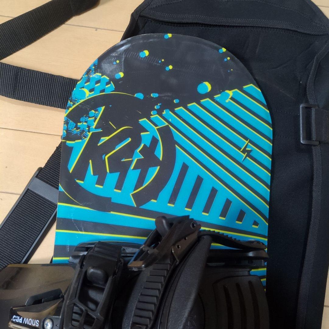 K2 スノーボード 板　ビンディングセット　100cm スノボ　キッズ