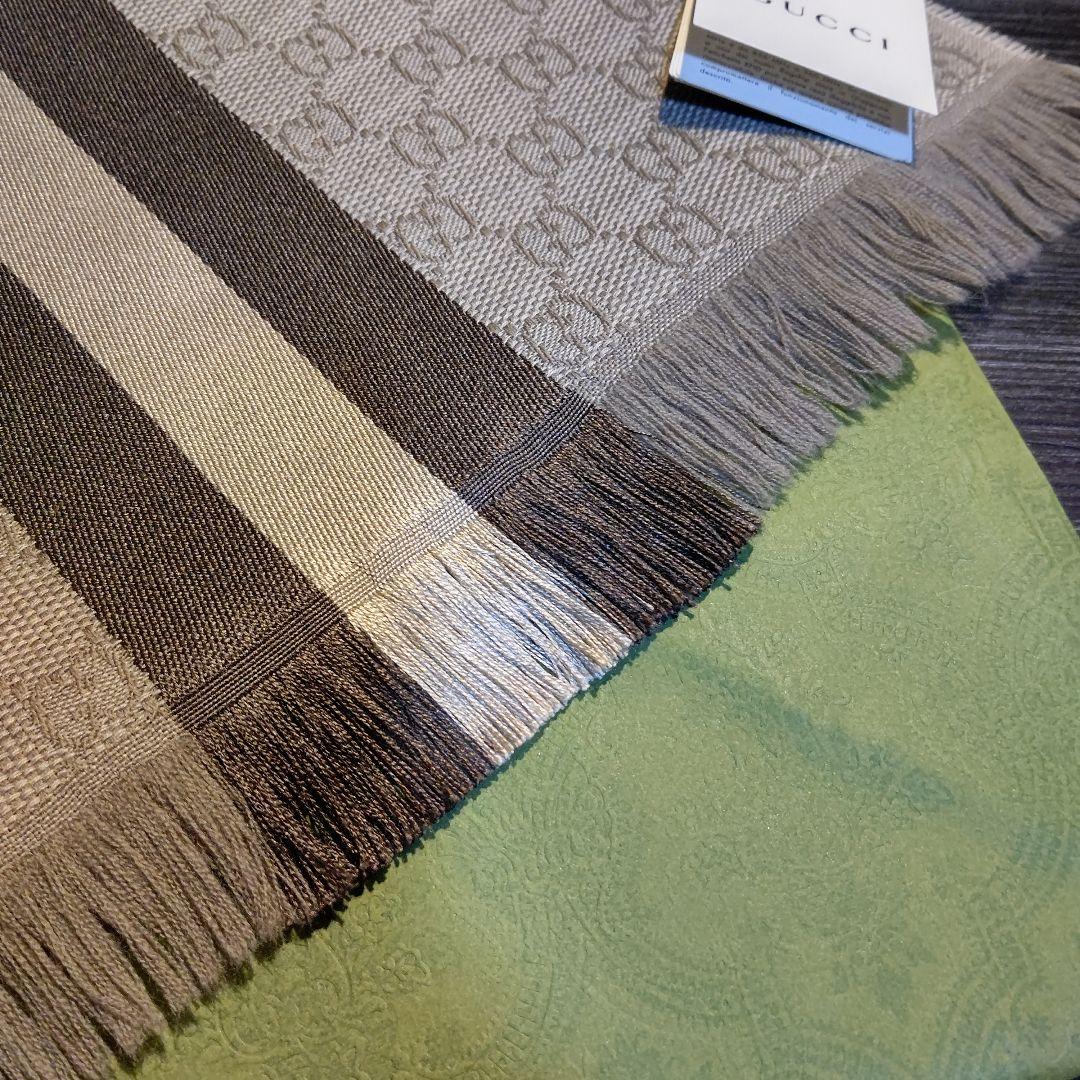 ❤新品箱袋付き❤GUCCI マフラー ストール ショール スカーフ　ベージュ❤