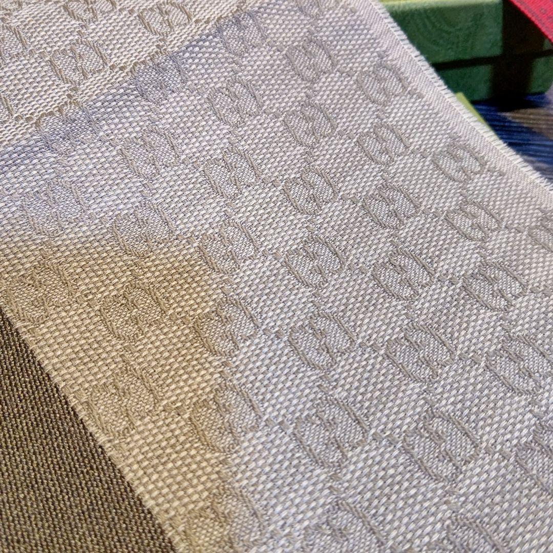 ❤新品箱袋付き❤GUCCI マフラー ストール ショール スカーフ　ベージュ❤