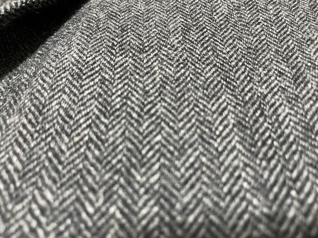 BrooksBrothers 2釦シングルヘリンボーンアンコンジャケット灰 XL