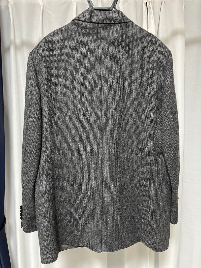 BrooksBrothers 2釦シングルヘリンボーンアンコンジャケット灰 XL