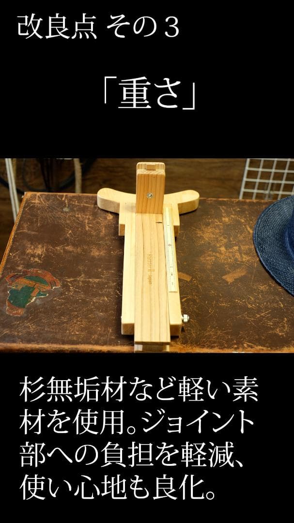 Rounding Jack ラウンディングジャック (ブリムカッター) 帽子製作