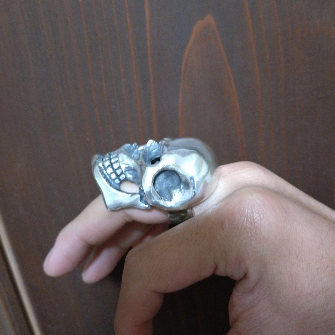 スカルリング　ラージ　自作　一点物