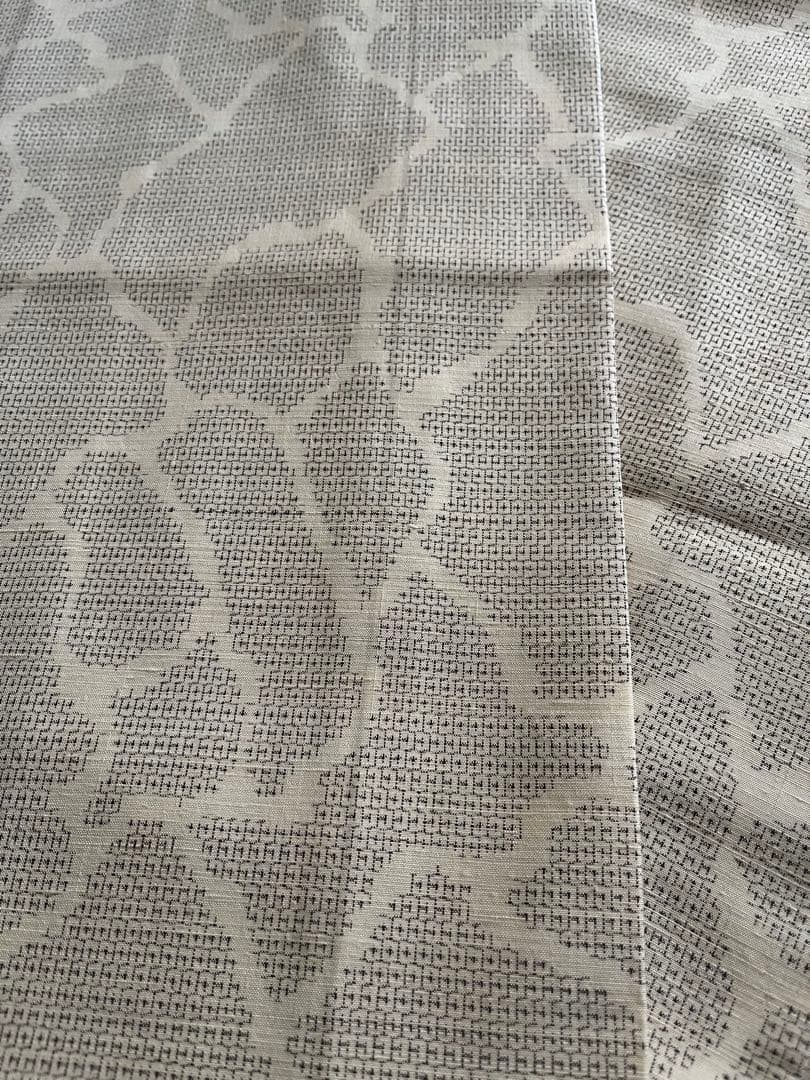 本塩沢紬やまだ織／100亀甲結城紬　単衣着物2枚