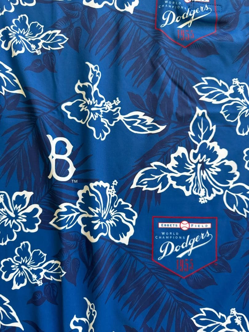 ロサンゼルス　ドジャース　アロハ　ポロシャツ　米国購入　新品　レインスープナー