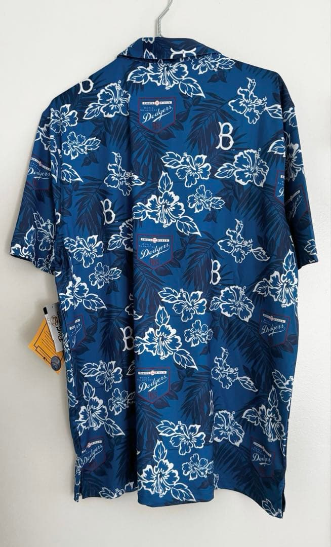 ロサンゼルス　ドジャース　アロハ　ポロシャツ　米国購入　新品　レインスープナー