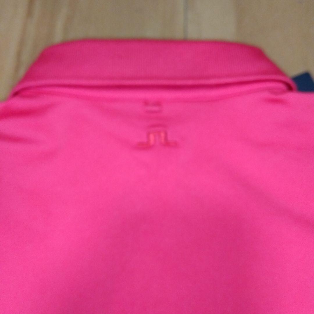 新作 J. Lindeberg ピンク シャツ 36-XS