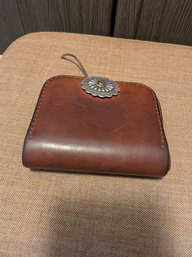 goro's 財布 フラワーコンチョ18k