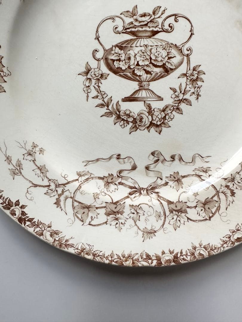 ショワジールロワ　フランス　アンティーク　皿　プレート　平皿