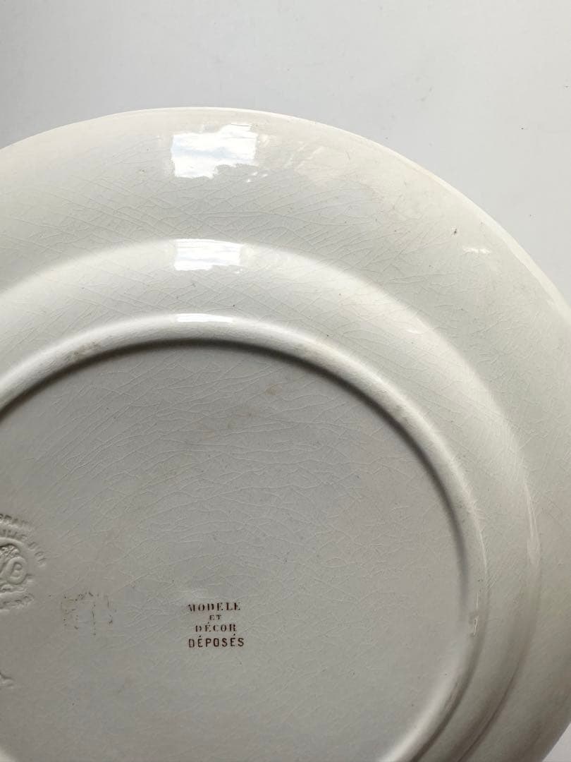 ショワジールロワ　フランス　アンティーク　皿　プレート　平皿