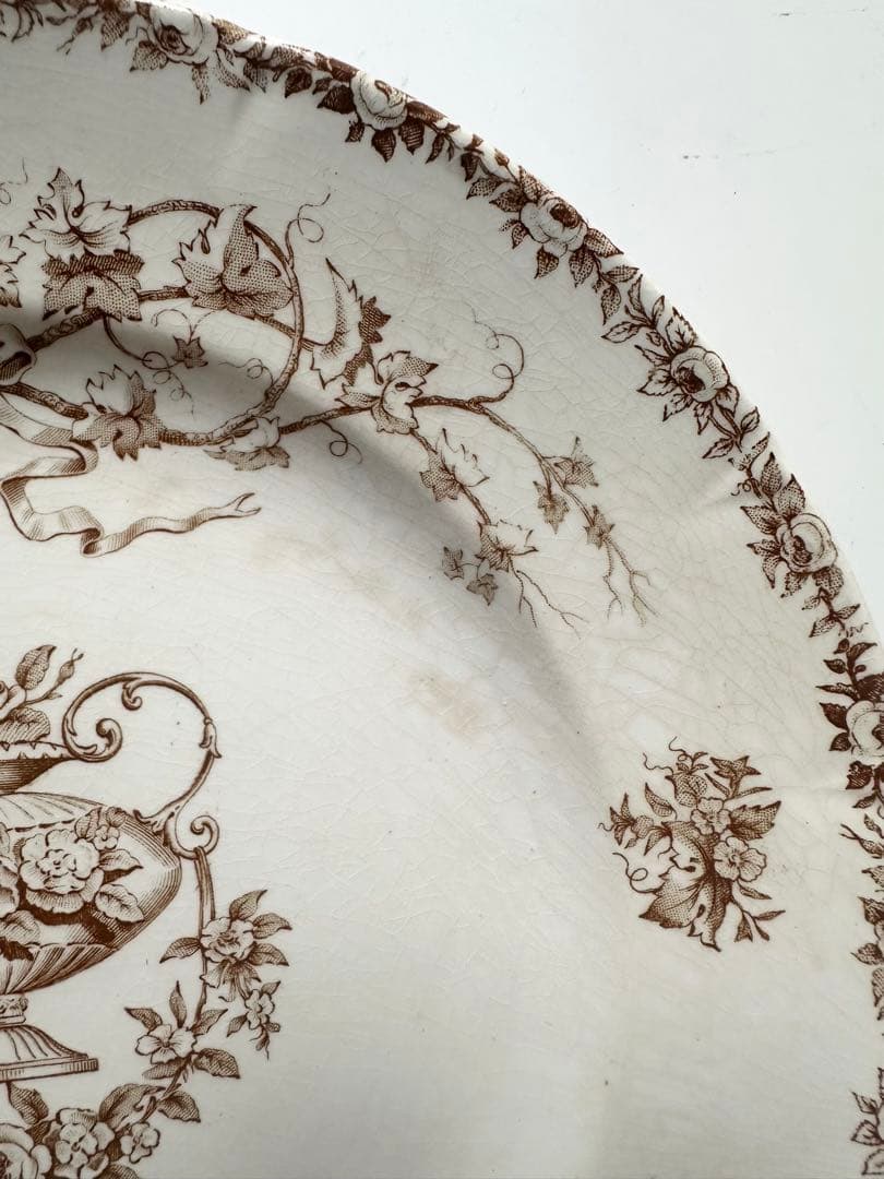 ショワジールロワ　フランス　アンティーク　皿　プレート　平皿