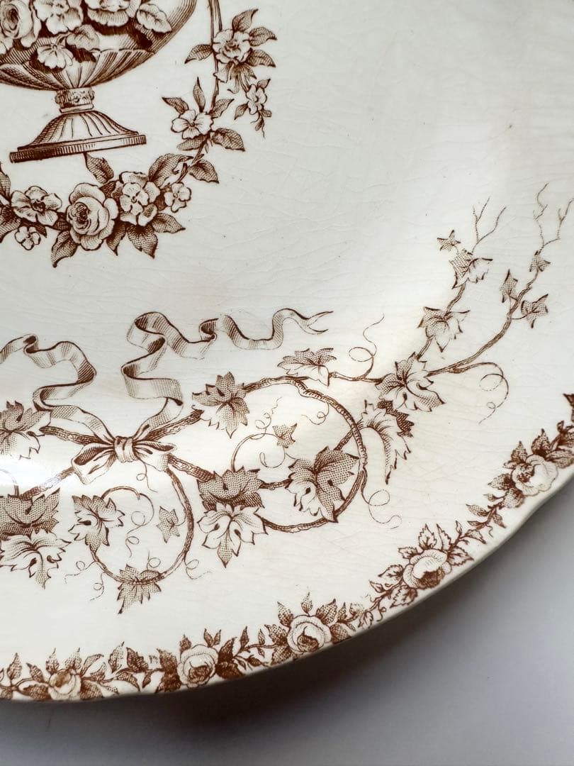 ショワジールロワ　フランス　アンティーク　皿　プレート　平皿