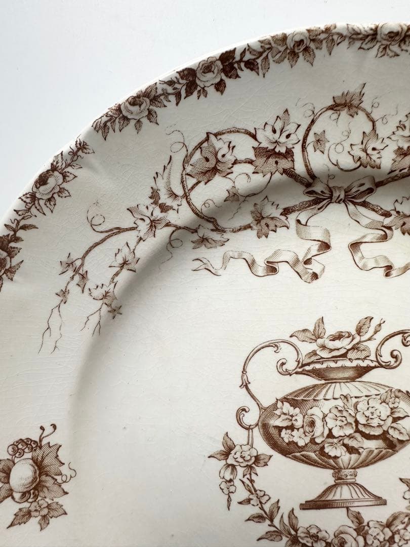 ショワジールロワ　フランス　アンティーク　皿　プレート　平皿