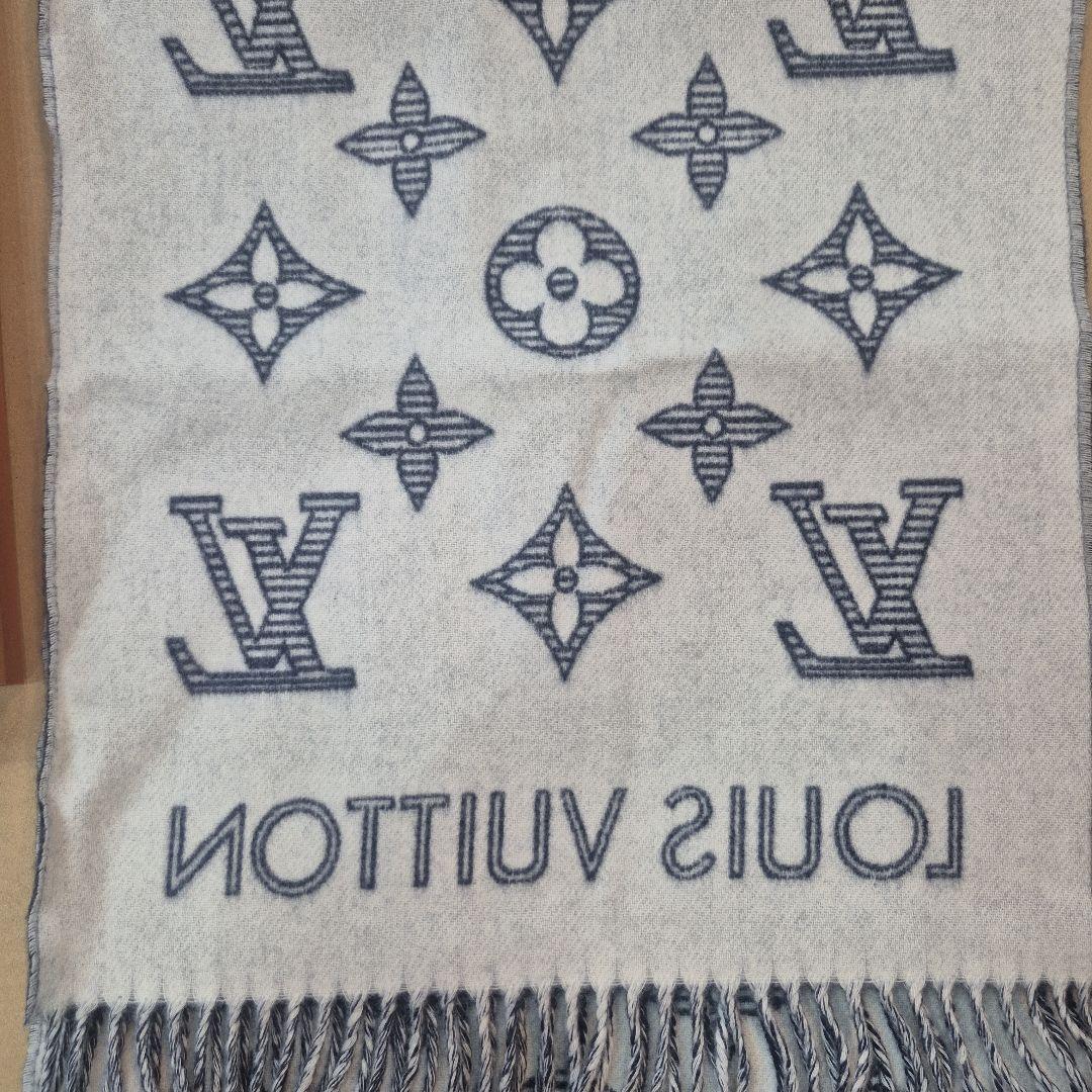 美品　ルイヴィトン LOUIS VUITTON 23AW マフラー モノグラム