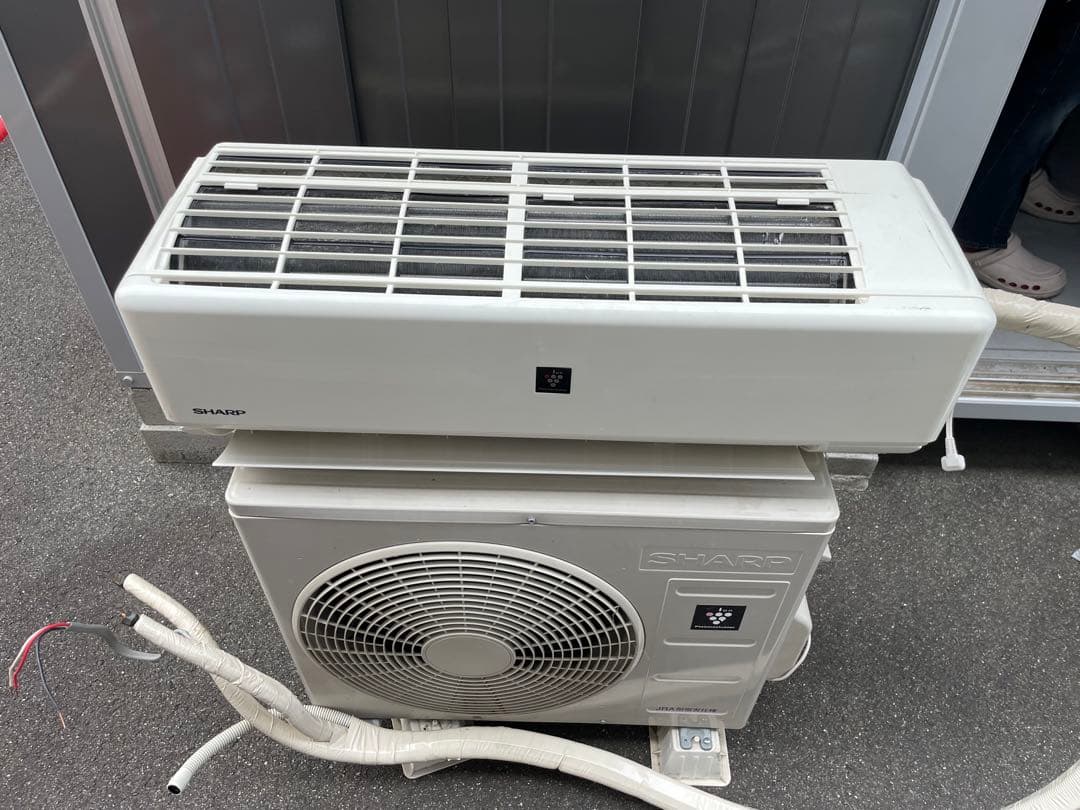 【直接引取り限定】SHARP エアコン 室外機 2019年製
