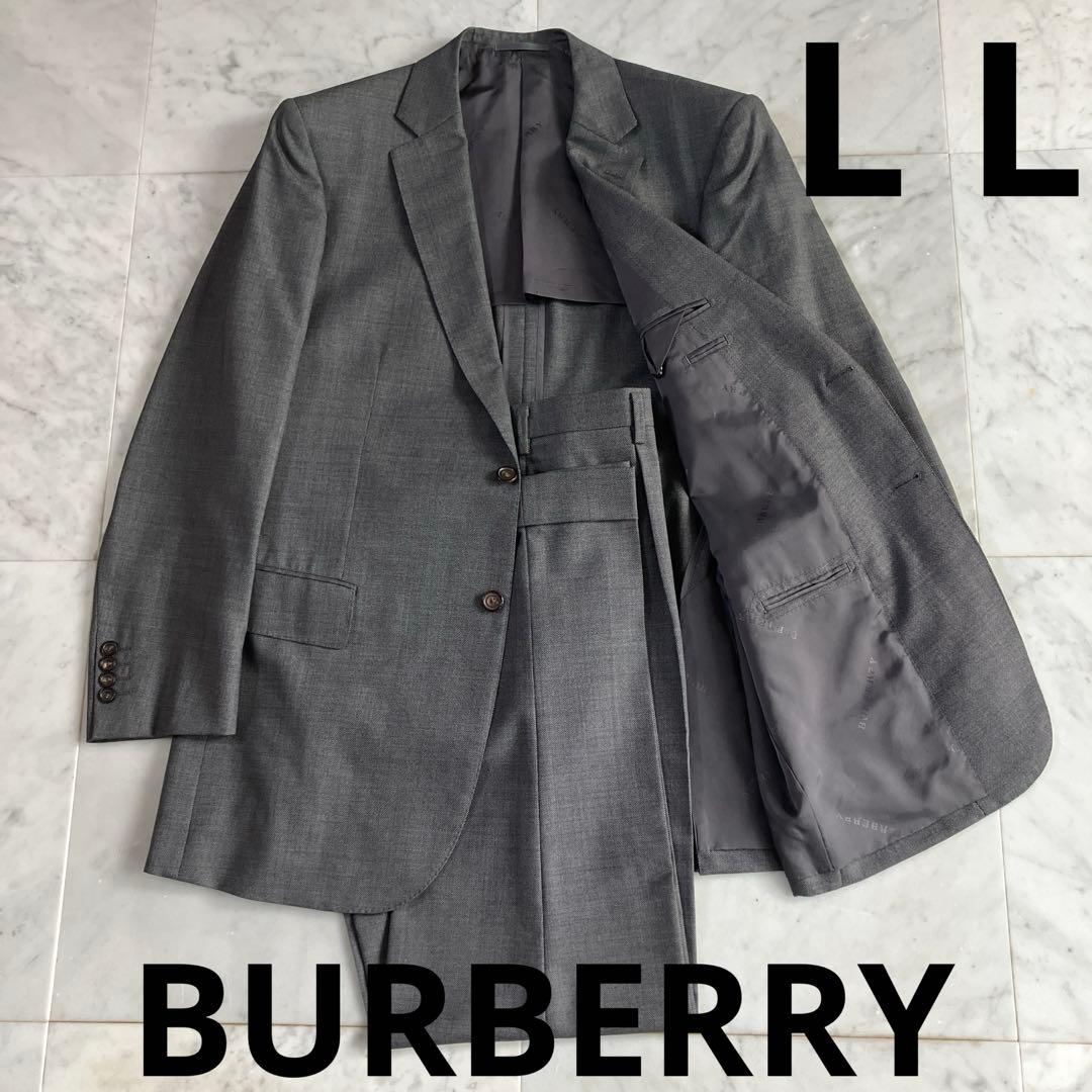 大きいサイズ　バーバリー　春秋物　シルク混生地使用　セットアップ