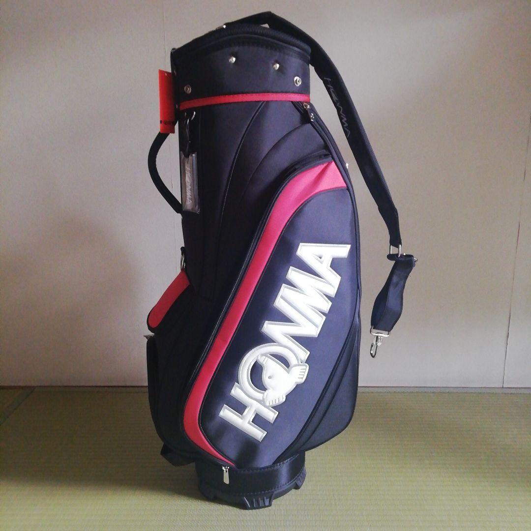 HONMA キャディバッグ 黒/赤　新品