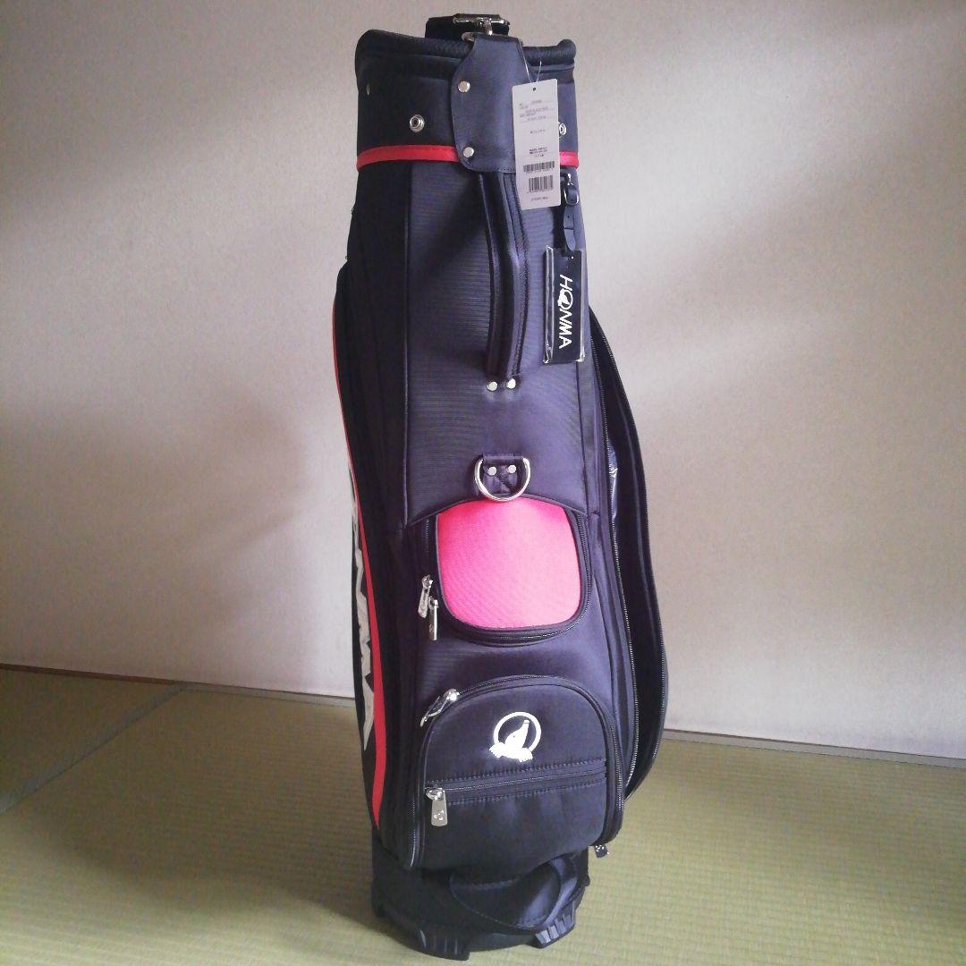 HONMA キャディバッグ 黒/赤　新品