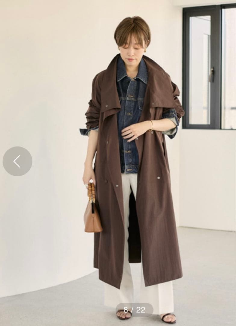 タグ付き plage R’IAM LOOSE トレンチコート ¥45,100