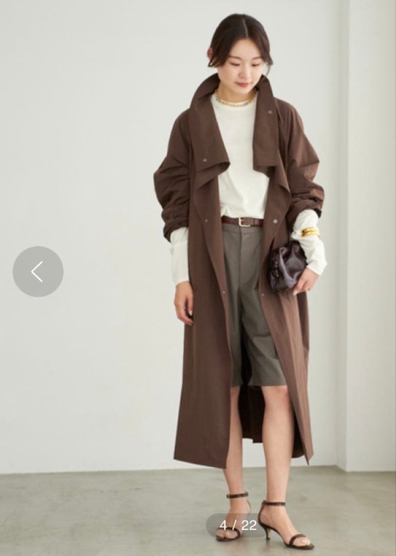 タグ付き plage R’IAM LOOSE トレンチコート ¥45,100