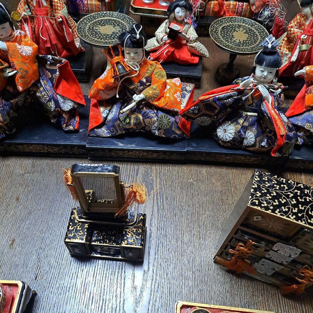 雛人形セット 伝統的な雛祭り用＆3段台