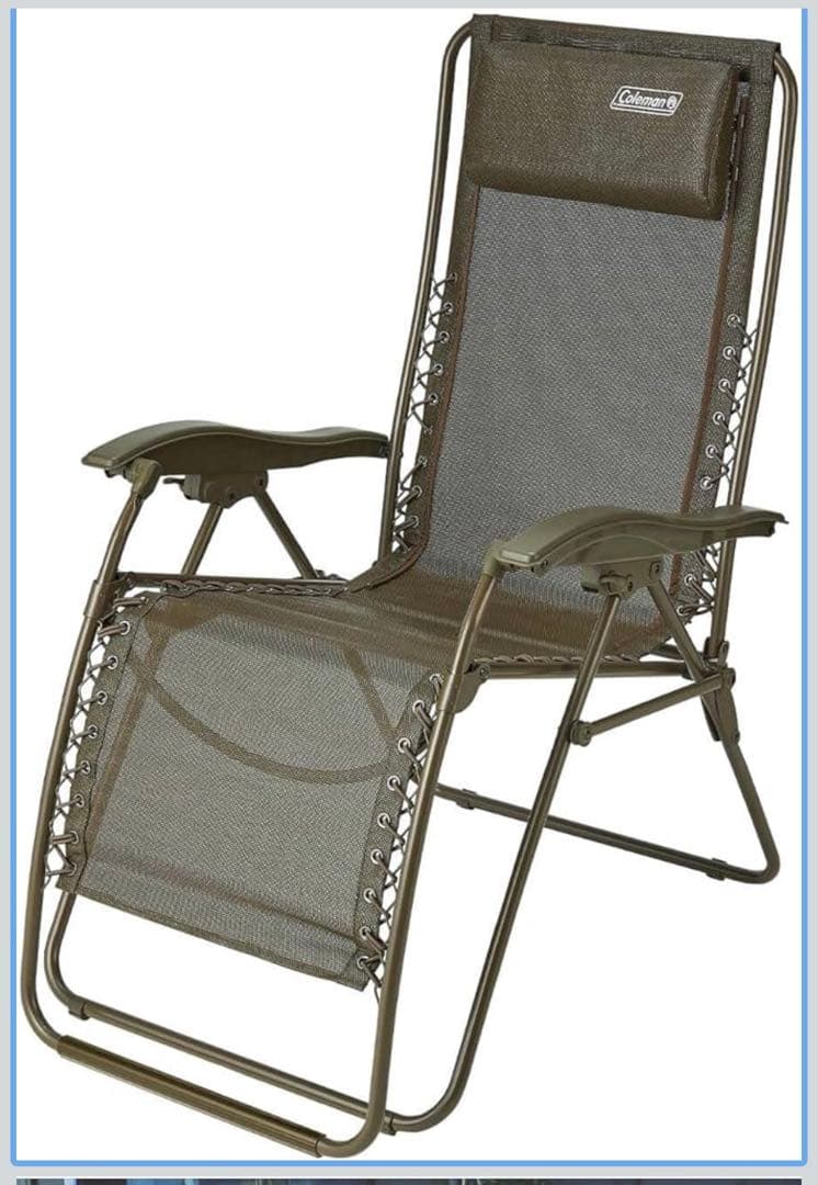 Coleman 折りたたみリクライニングチェア ブラウン
