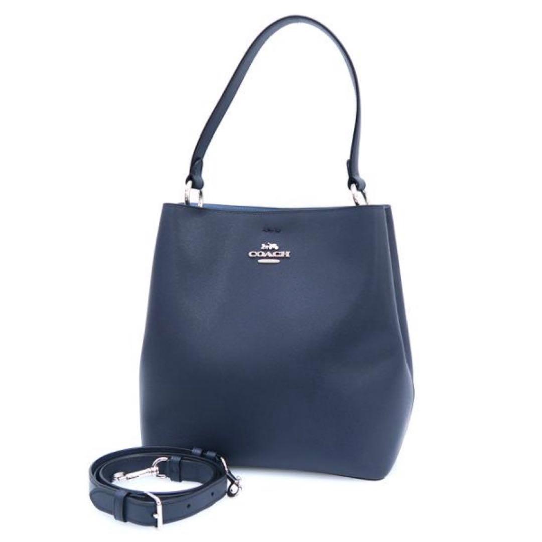 COACH ネイビー バッグ　タウンバケット　新品未使用