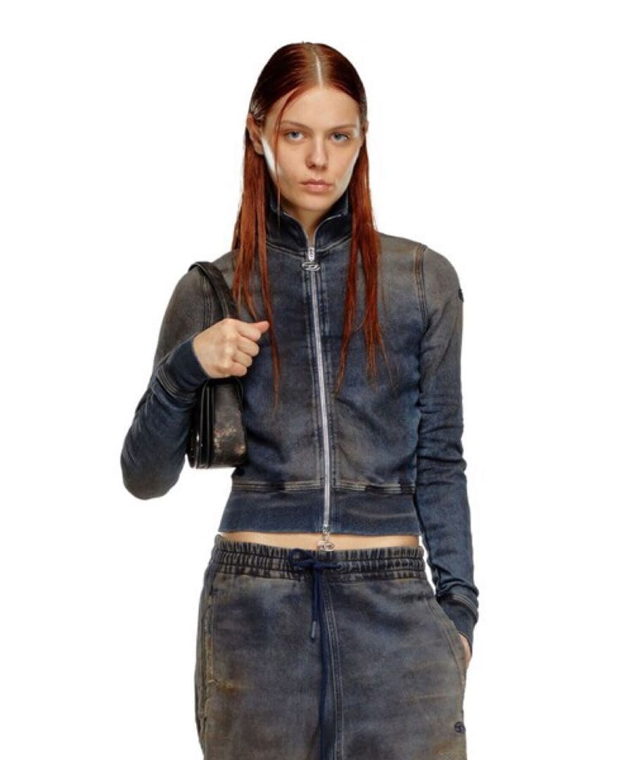 DIESEL トラックジャケット パーカー スウェット デニムジャケット