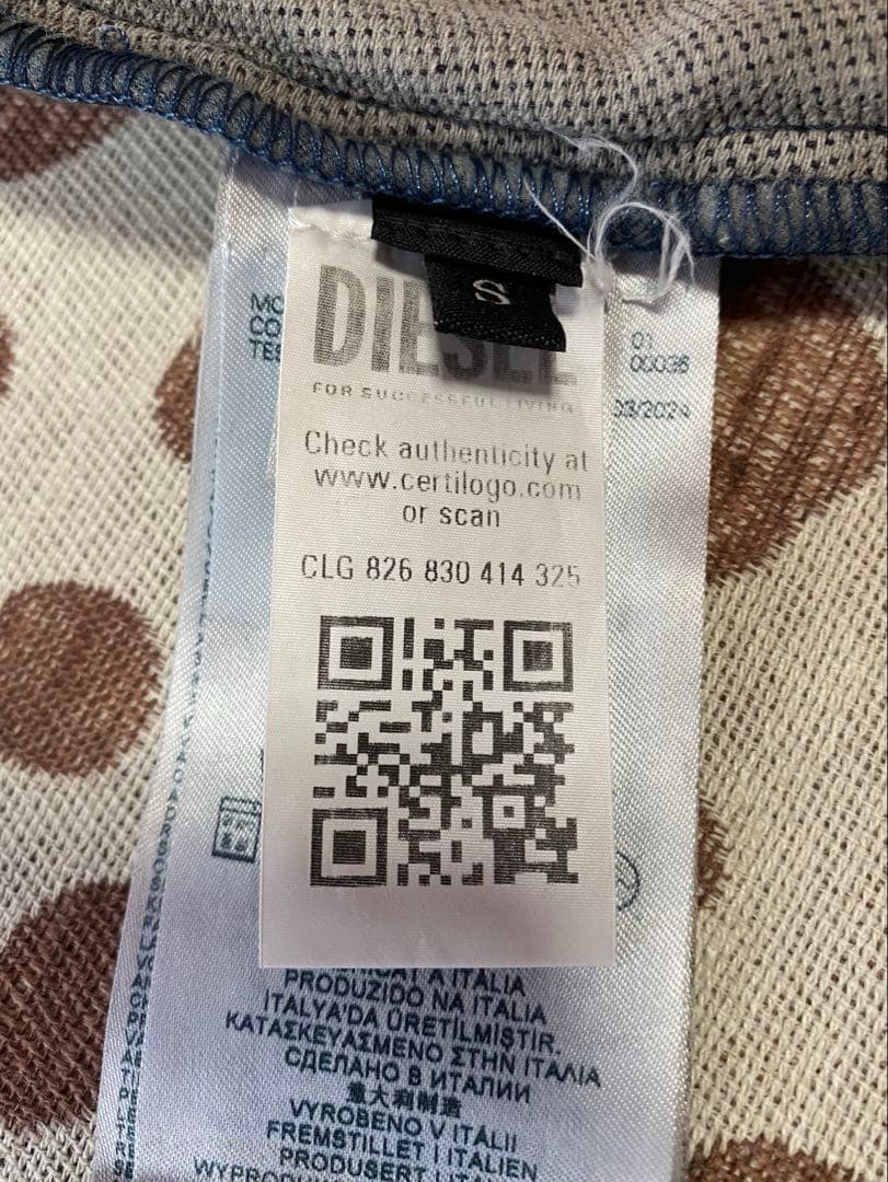 DIESEL トラックジャケット パーカー スウェット デニムジャケット