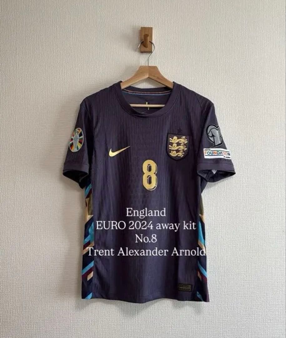 イングランド代表 EURO 2024 アウェイキット No.8 オーセンティック