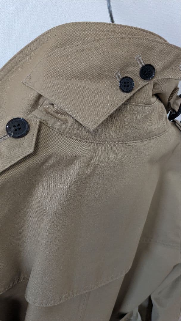 HYKE トレンチコート レギュラーフィット ライナー付き　サイズ2