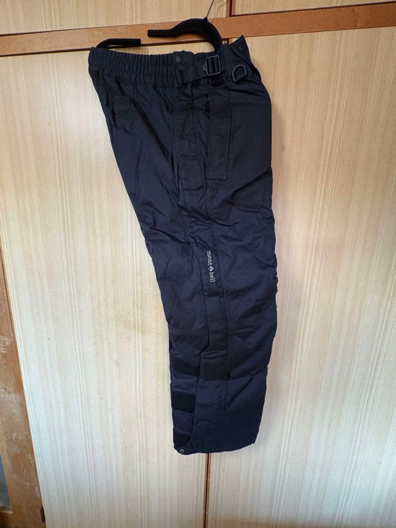 モンベル　ランドクルーザージャケット・パンツ Mサイズ 黒色