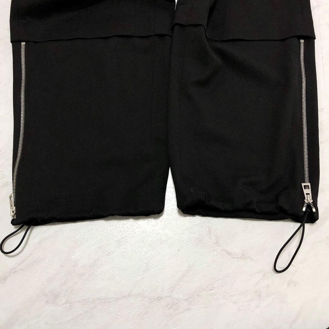 【現行 極美品】 LOEWE ワイド トラウザーズ カーゴパンツ ブラック 46
