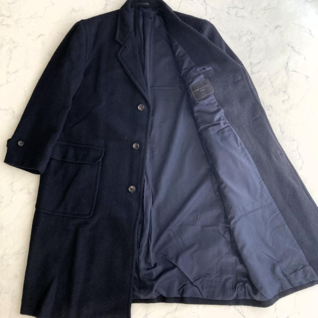 【1980sアーカイブ】コムデギャルソンオム 肉厚織ブラックスーパーロングコート