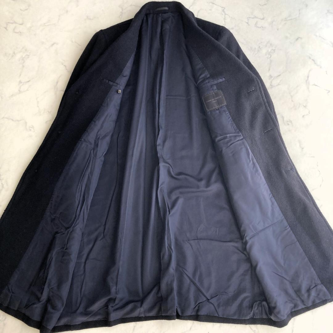 【1980sアーカイブ】コムデギャルソンオム 肉厚織ブラックスーパーロングコート